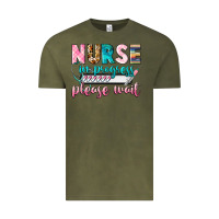 Vintage Olive nurse in progress Vintage Tee - CowGirlArtShop