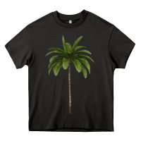 Asphalt Tropical Palm Tree Heavy Core Tee - longCreatives