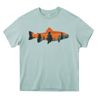 Arona Trout Fly Fishing Nature Outdoor Fisherman Gift Heavy Core Tee - longCreatives