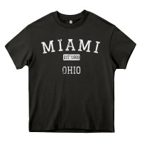 Asphalt Miami Ohio OH Vintage Heavy Core Tee - longCreatives