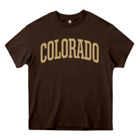 Chocolate Brown Colorado   Colorado Sports CollegeStyle T CO Heavy Core Tee - longCreatives