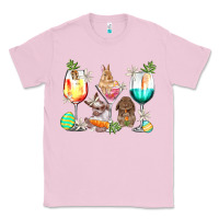 Bubblegum Pink Easter wine glasses Easter Day Classic Tee - HowdyJamesFarm
