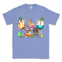 Colony Blue Easter wine glasses Easter Day Classic Tee - HowdyJamesFarm