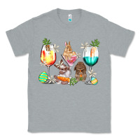 Heather Grey Easter wine glasses Easter Day Classic Tee - HowdyJamesFarm