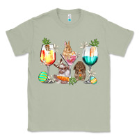 Matcha Easter wine glasses Easter Day Classic Tee - HowdyJamesFarm
