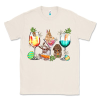 Natural Easter wine glasses Easter Day Classic Tee - HowdyJamesFarm