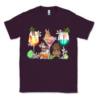 Plum Easter wine glasses Easter Day Classic Tee - HowdyJamesFarm