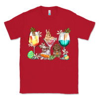 Red Easter wine glasses Easter Day Classic Tee - HowdyJamesFarm