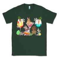 Sports Green Easter wine glasses Easter Day Classic Tee - HowdyJamesFarm