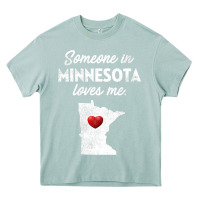 Arona Someone In Minnesota Loves Me  Minnesota  MN Heavy Core Tee - longCreatives