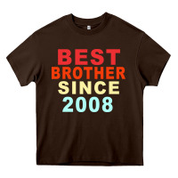 Chocolate Brown Best Brother Sİnce 2008 Heavy Core Tee - Bettercallsaul
