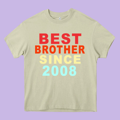 Best Brother Sİnce 2008 Heavy Core Tee Designed By Bettercallsaul
