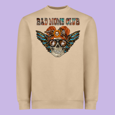 Bad Moms Club Heavyweight Sweatshirt Designed By Racoondesign
