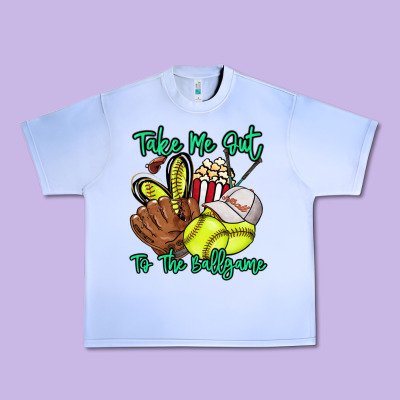 Take Me Out To The Ballgame Urban Heavy Tee Designed By Howdyjamesfarm