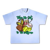 Grape Ice Take me out to the ballgame Urban Heavy Tee - HowdyJamesFarm