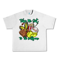 Lunar Rock Take me out to the ballgame Urban Heavy Tee - HowdyJamesFarm