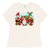 Bone christmas gnome truck Ladies Tee - texasbilliewilder