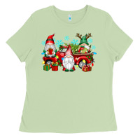 Matcha christmas gnome truck Ladies Tee - texasbilliewilder