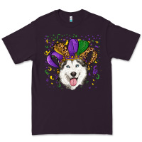 Plum mardi gras hat husky Premium Tee - RanaPortraitStore