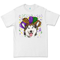 White mardi gras hat husky Premium Tee - RanaPortraitStore