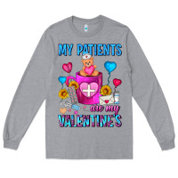 Heather Grey My Patients Are My Valentine Coffee Mug Long Sleeve Tee - FaDigitalArtStudio