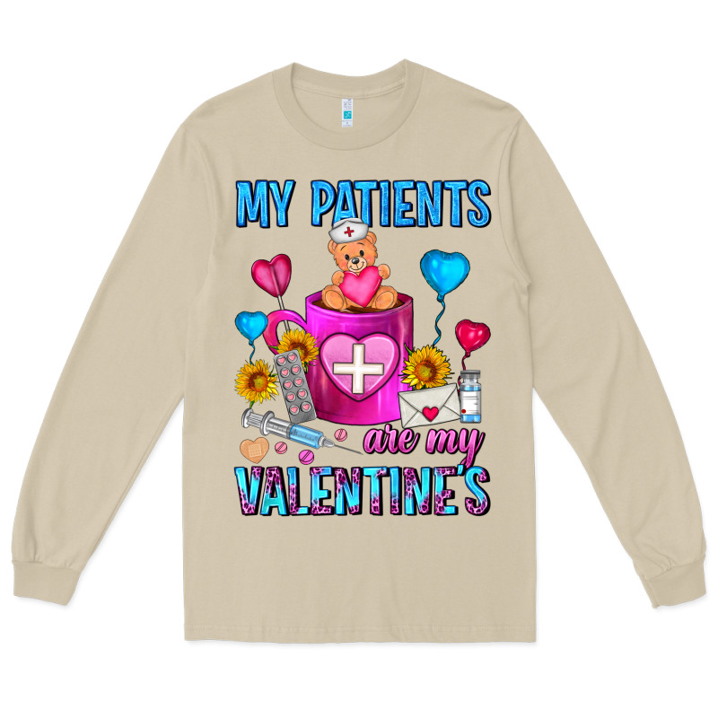 My Patients Are My Valentine Coffee Mug Long Sleeve Tee by FaDigitalArtStudio | Teevron