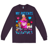 Plum My Patients Are My Valentine Coffee Mug Long Sleeve Tee - FaDigitalArtStudio