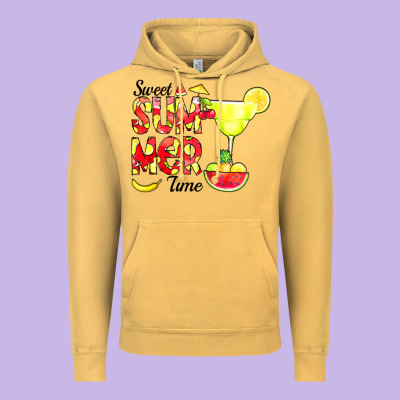 Sweet Summer Time Fruits Vintage Hoodie Designed By Cowcowdesign