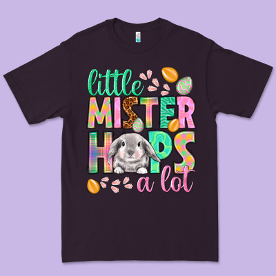 Little Mister Hops A Lot Premium Tee Designed By Nancycooperartshop