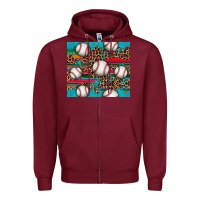 Burgundy baseball Zipper Hoodie - Artiststas