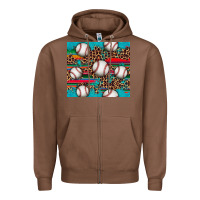 Chestnut baseball Zipper Hoodie - Artiststas