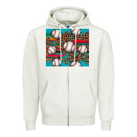 Oatmeal Heather baseball Zipper Hoodie - Artiststas