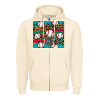 Sandshell baseball Zipper Hoodie - Artiststas