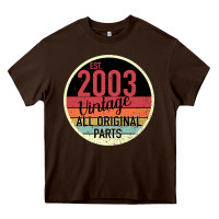 Chocolate Brown 16th Birthday gift Vintage 2003 Heavy Core Tee - Bettercallsaul