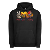 Pigment Black peace love country american texas flag boots Urban Hoodie - AdoDesignShop
