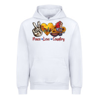 White peace love country american texas flag boots Urban Hoodie - AdoDesignShop