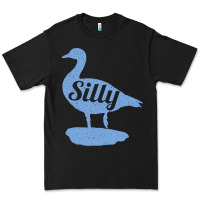 Black Silly Goose Funny Silly Goose Premium Tee - longCreatives