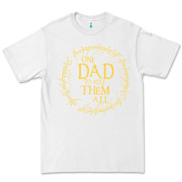 White Mens One Dad to rule them all  father's day gift Premium Tee - longCreatives