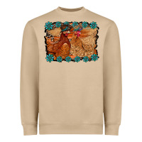 Mushroom chicken western Heavyweight Sweatshirt - RacoonDesign