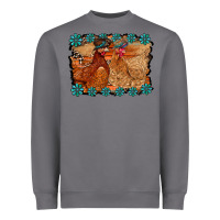 Storm chicken western Heavyweight Sweatshirt - RacoonDesign