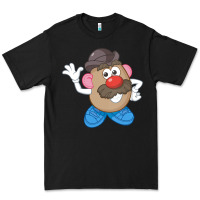 Black Womens Mr. Potato Head Simple Portrait Premium Tee - longCreatives