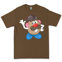 Cacao Womens Mr. Potato Head Simple Portrait Premium Tee - longCreatives