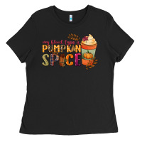 Black my blood type is pumpkin spice Ladies Tee - NancyCooperArtShop