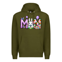Army Green easter day mom Premium Hoodie - CowhideDigitalArt