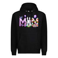 Black easter day mom Premium Hoodie - CowhideDigitalArt