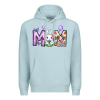 Blue Mist easter day mom Premium Hoodie - CowhideDigitalArt