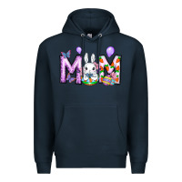 Navy easter day mom Premium Hoodie - CowhideDigitalArt