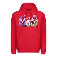 Red easter day mom Premium Hoodie - CowhideDigitalArt