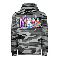 Slate Camo easter day mom Premium Hoodie - CowhideDigitalArt