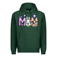 Sports Green easter day mom Premium Hoodie - CowhideDigitalArt